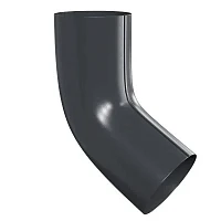 Колено трубы d-100 мм 60 гр Металл Профиль FORAMINA PUR Purman двухсторонний 0,6 RAL 7024