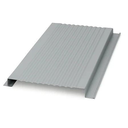 Линеарная панель Металл профиль Primepanel-О-В 24х281 мм с рустом полиэстер Ral 7004