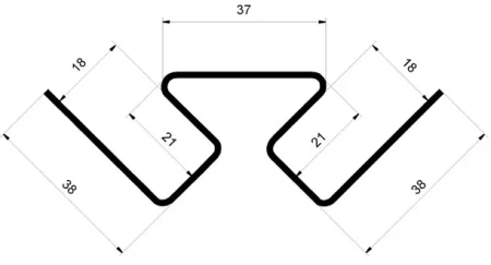 Угол внутренний Grand Line Standard коричневый