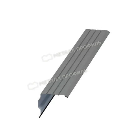 Планка торцевая Металл Профиль 90x115x2000 0,5 Norman цвет RAL 9006