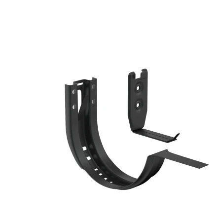 Крюк крепления желоба d-150 мм регулируемый (комплект) Aquasystem Premium PU Matt 4,0 RAL 9005