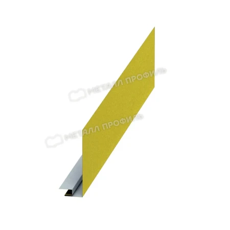 Планка карнизного свеса сложная Металл Профиль 250x50x2000 0,45 Полиэстер цвет RAL 1018