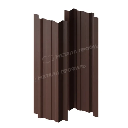 Прямоугольный Lane Viking двусторонний 0,45 RAL 8017 прямой