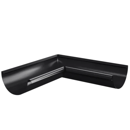 Угол желоба внутренний d-150 мм Металл Профиль FORAMINA PUR Purman двухсторонний 0,6 RAL 9005