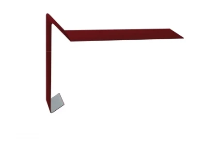 Планка ветровая для мягкой кровли Grand Line 100x20x70 0,45 Полиэстер цвет RAL 3005