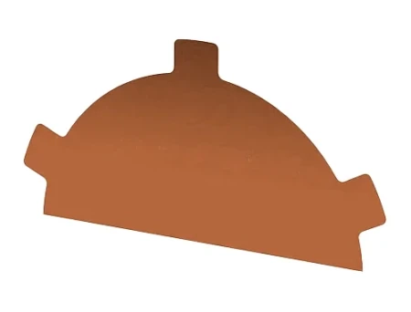 Заглушка конька круглого простая Металл Профиль 0,5 AGNETA цвет Copper