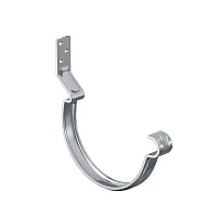 Крюк желоба d-150 мм усиленный короткий Аквасистем Премиум 4,0 Оцинкованный