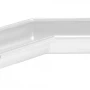 Угол желоба внутренний d-125 мм 135 гр Aquasystem Premium Pural 0,6 RAL 9003