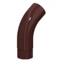 Колено трубы d-90 мм 60 гр. Металл Профиль GRANDSYSTEM Полиэстер 0,6 RAL 8017