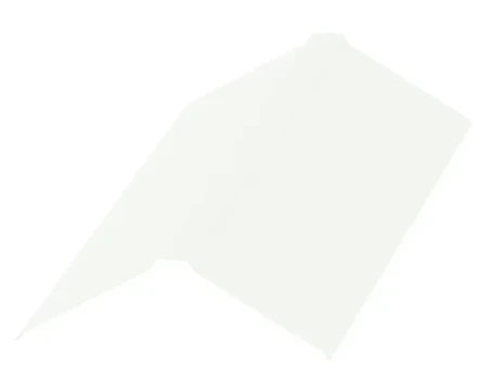 Планка конька плоского Металл Профиль 190x190x2000 0,45 Полиэстер цвет RAL 9003