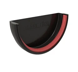 Заглушка желоба d-120 мм универсальная ПВХ Grand Line Классика