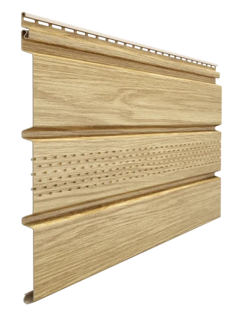 Виниловый софит Döcke T4 Lux с частичной перфорацией зрелый каштан