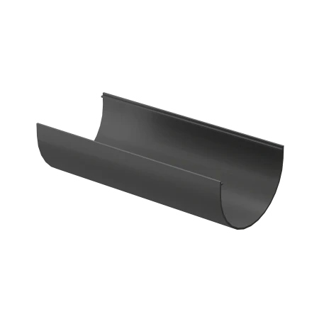 Желоб полукруглый ПВХ d-120 мм 3 м Döcke Premium графит RAL 7024