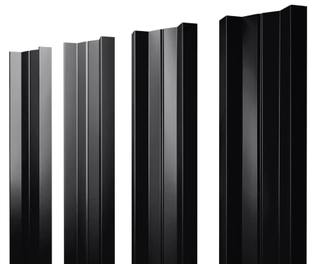 М-образный Drap 0,45 RAL 9005 прямой