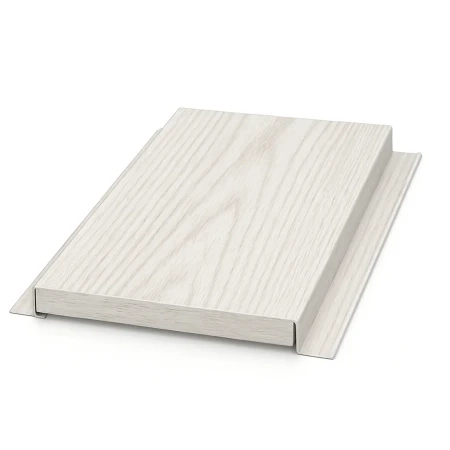 Линеарная панель Металл профиль Primepanel-Т-Г 24х178 мм с рустом Ecosteel Matt под дерево