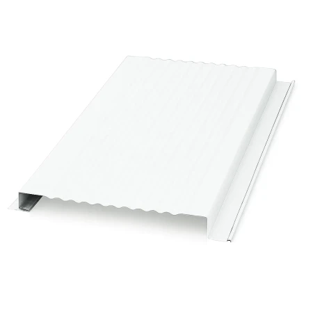 Линеарная панель Металл профиль Primepanel-О-В 24х281 мм с рустом полиэстер Ral 9003