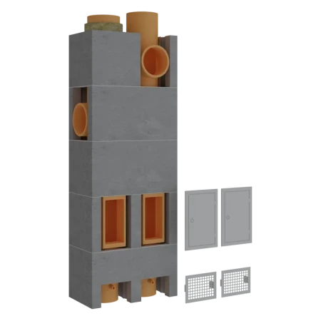 Основание Schiedel Uni 3 пм для двухходового дымохода без вентканала Ø-140/180 мм