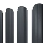 Штакетник Grand Line П-образный Rooftop Matte (Стальной бархат) 0,5 фигурный в Санкт-Петербурге фото
