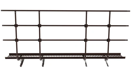 С ограждением для фальцевой кровли 3 м, Ral 8017