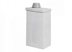 Готовые решения отделки над кровлей Schiedel Uni Комплект UraTOP  одноходовой с вентканалом 1.5 пм