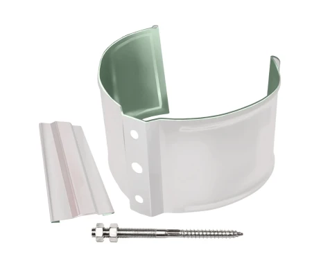 Кронштейн трубы на кирпич d-100 мм Grand Line Optima Полиэстер двухсторонний 0,6 RAL 9003