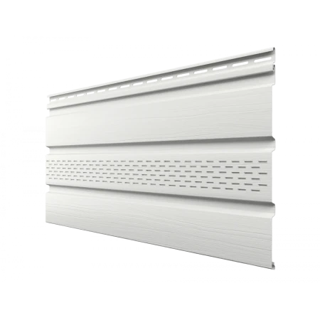 Виниловый софит Технониколь с частичной перфорацией жасмин