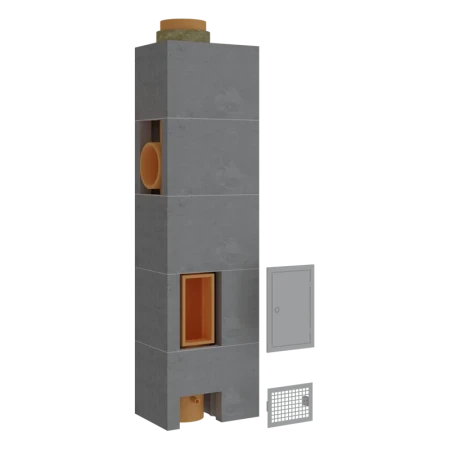 Основание Schiedel Uni 3 пм для одноходового дымохода с вентканалом Ø-200L мм