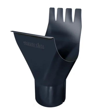 Воронка желоба d-150x100 мм Grand Line Полиуретан 0,6 RAL 7024