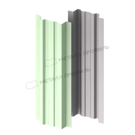 Прямоугольный Lane Norman 0,5 RAL 6019 прямой