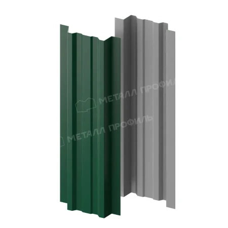 Прямоугольный Lane Norman 0,5 RAL 6005 прямой