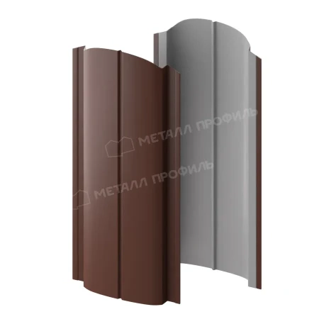 Круглый Ellipse Puretan 0,5 RAL 8017 фигурный