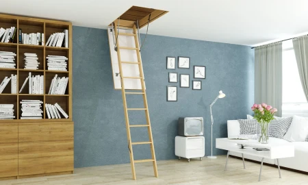 Чердачная люк-лестница Döcke Standard в Санкт-Петербурге фото