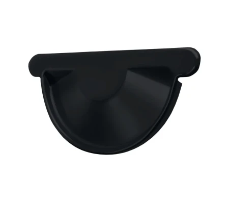 Заглушка желоба d-125 мм торцевая универсальная Grand Line Optima Matt Полиэстер Matt 0,55 RAL 9005