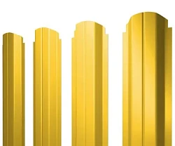 Штакетник Grand Line П-образный Полиэстер 0,45 фигурный