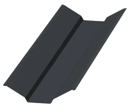 Планка ендовы верхняя Металл Профиль 76x76x2000 Viking 0,45 цвет RAL 7024