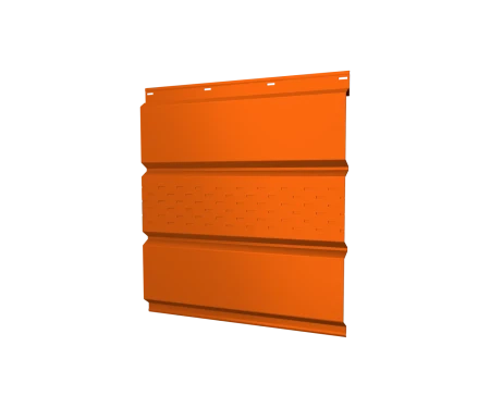 Металлический софит Grand Line Полиэстер 0,45 с частичной перфорацией Ral 2004