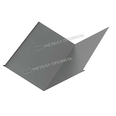 Планка ендовы нижняя Металл Профиль 298x298x2000 0,5 Norman цвет RAL 9006