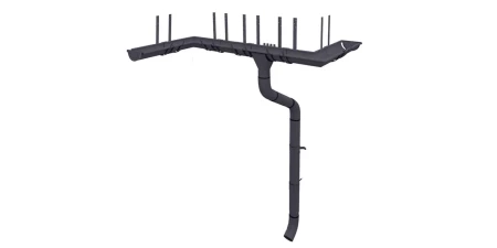 Крюк желоба d-125 мм длинный Grand Line Optima Matt Полиэстер Matt 1,00 RAL 7024