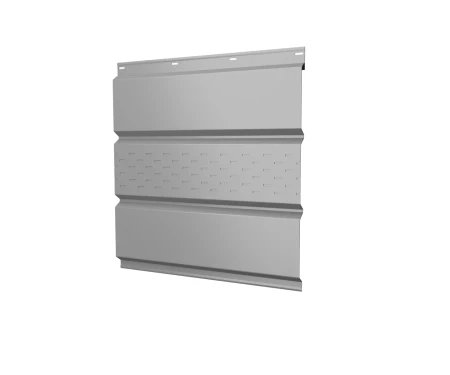 Металлический софит Grand Line Satin 0,5 с частичной перфорацией Ral 9003