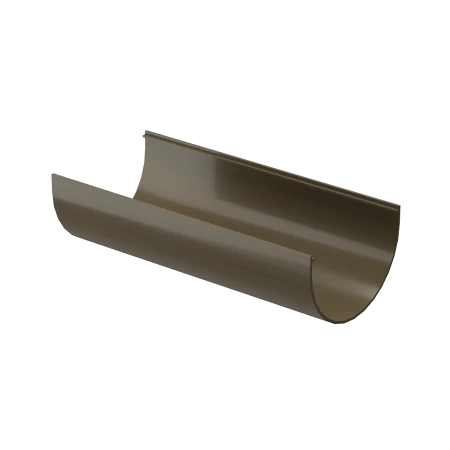 Желоб полукруглый ПВХ d-120 мм 3 м Döcke Premium каштан RAL 8017