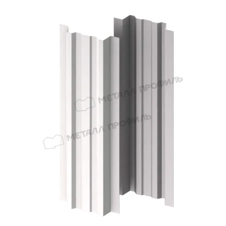 Прямоугольный Lane Norman 0,5 RAL 9003 прямой