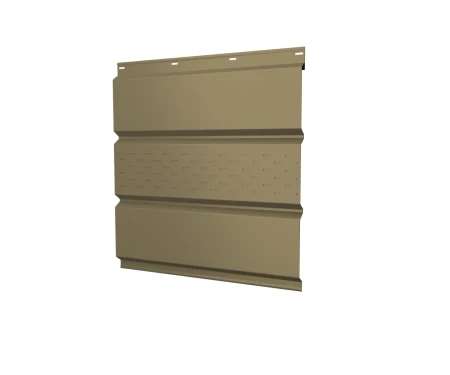 Металлический софит Grand Line Satin 0,5 с частичной перфорацией Ral 1014