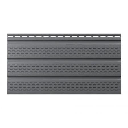 Виниловый софит Технониколь с полной перфорацией бруния