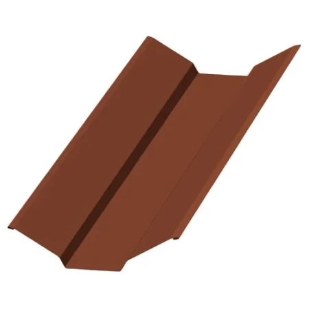 Планка ендовы верхняя Металл Профиль 76x76x2000 0,5 Norman цвет RAL 8004