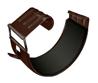 Соединитель желоба d-125 мм Grand Line Optima Matt Полиэстер Matt 1,00 RAL 8017