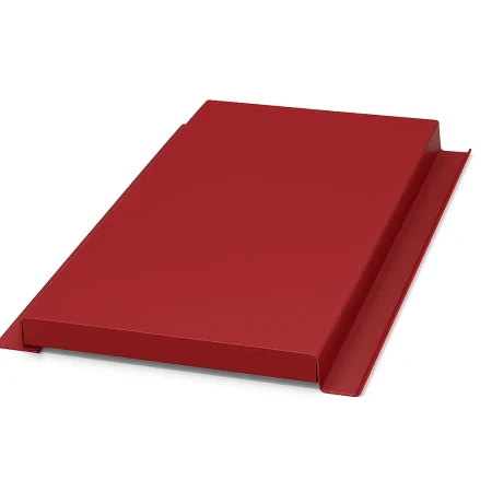 Линеарная панель Металл профиль Primepanel-Т-Г 24х281 мм с рустом Norman Ral 3005