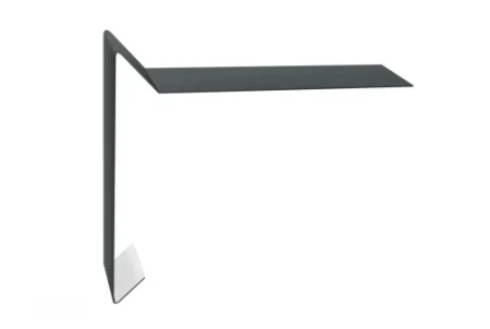 Планка ветровая для мягкой кровли Grand Line 100x20x100 0,45 Полиэстер цвет RAL 7005