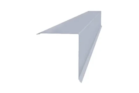 Планка конька односкатной кровли Grand Line 160x160 0,5 Satin цвет RAL 9006