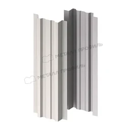 Штакетник Металл Профиль Прямоугольный Lane Norman 0,5 прямой