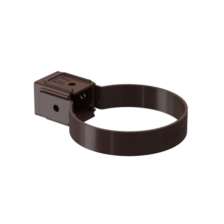 Хомут трубы d-80 мм ПВХ Döcke Standard темно-коричневый RAL 8019